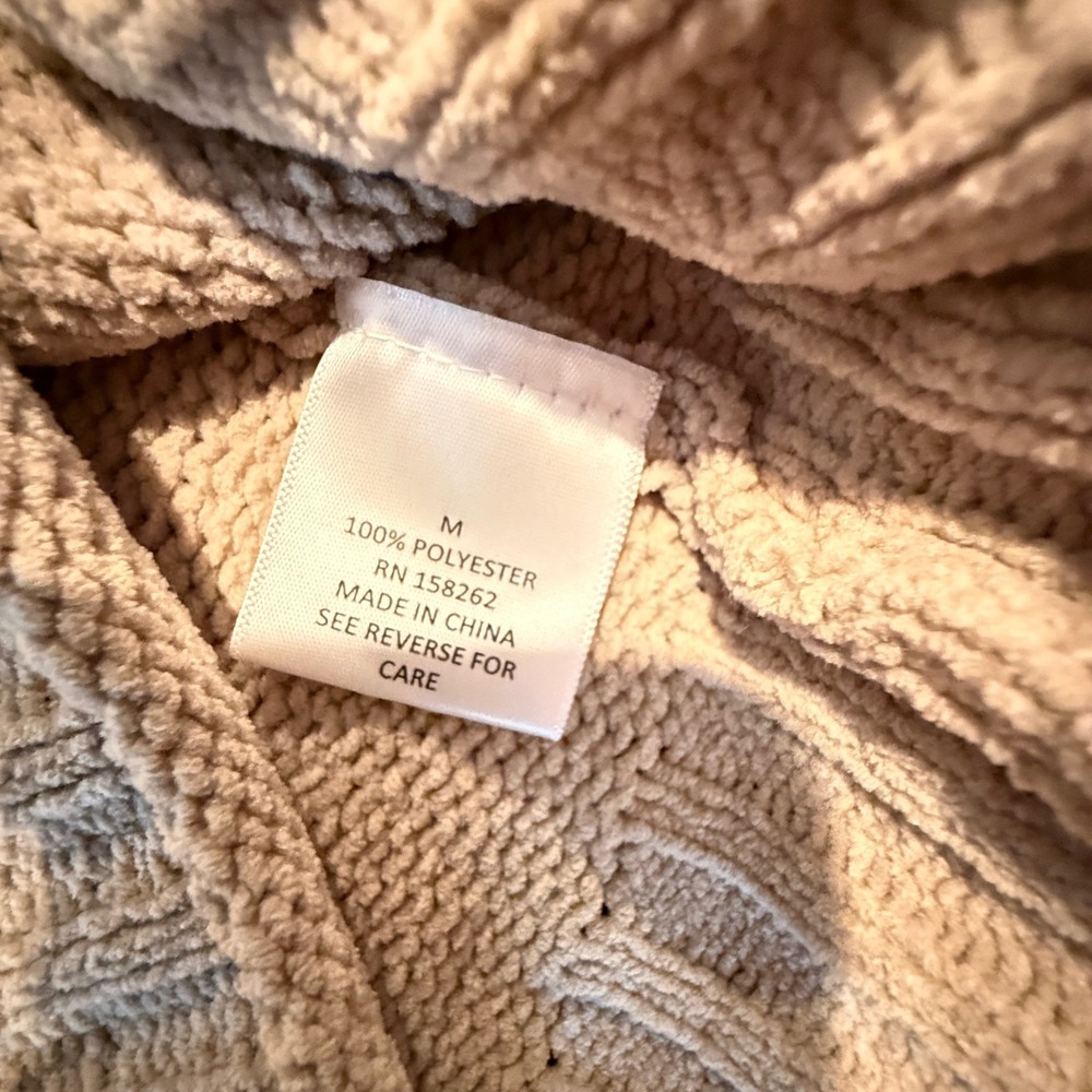 Generation K Women Beige Knit Crew Neck Long Sleeve Pullover Sweater Size M - Picture 5 of 14